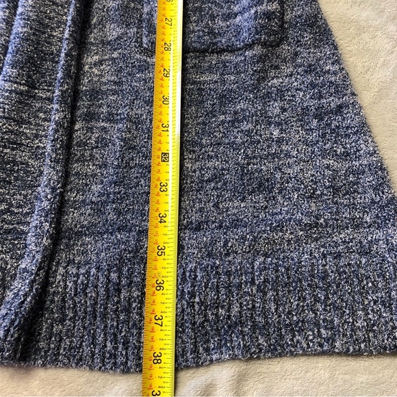 Grace & Lace Blue Soft Knit Fuzzy Robe - Picture 9 of 10